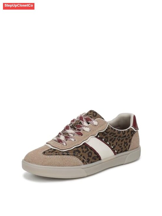 Shoes - Vegan Leather Lace-Up Sneakers Casual Fashion Shoes